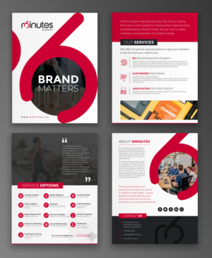 Design de Brochure par OwnDesign pour 6Minutes, Inc | Design : #24391525