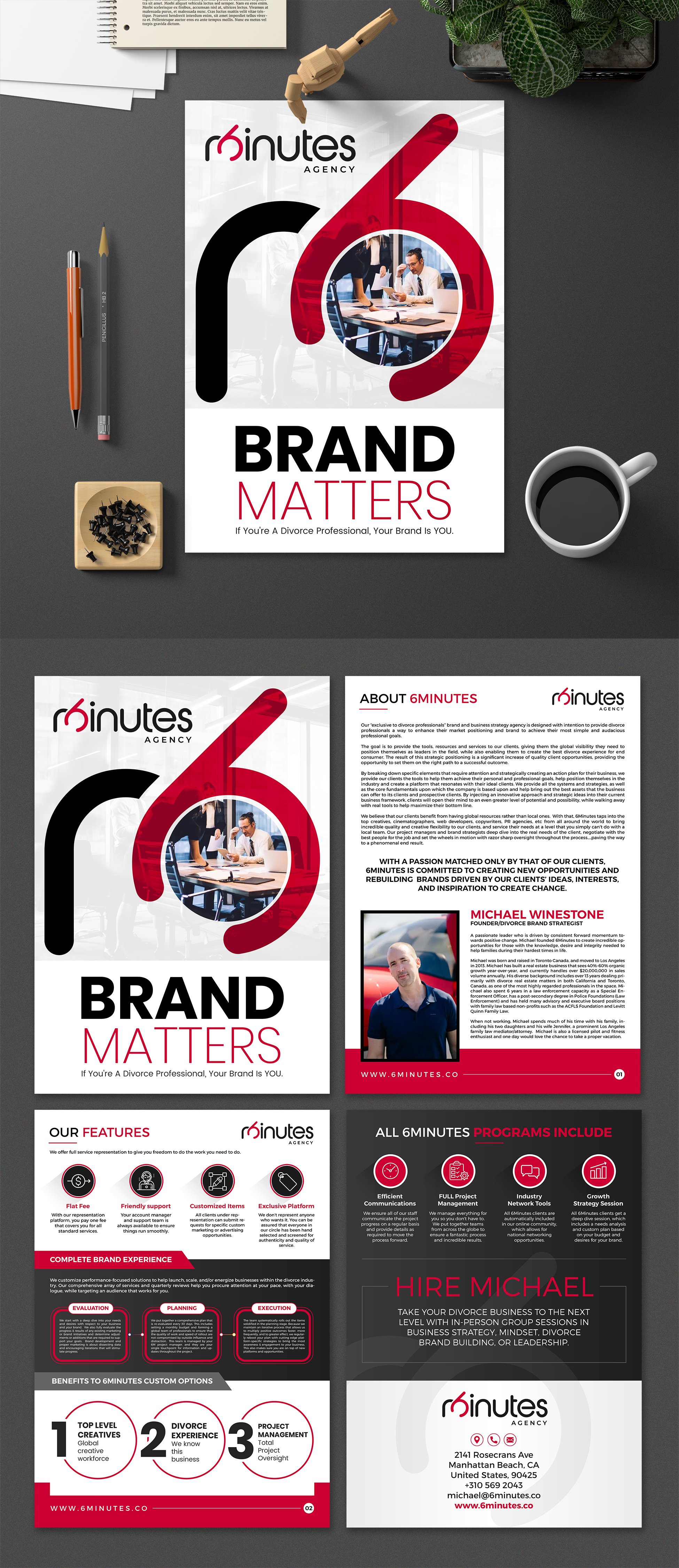 Brochure Design by SAI DESIGNS for 6Minutes, Inc | Design #24348643