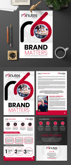 Brochure for services and brand overview of new agency | Brochure Design by SAI DESIGNS