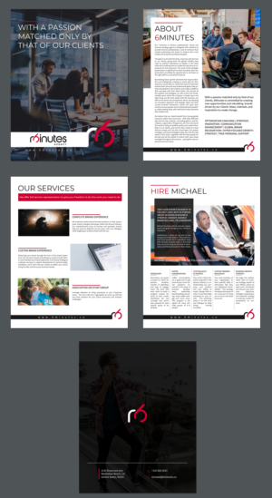 Brochure for services and brand overview of new agency | Diseño de Brochure por BLUE WINGS