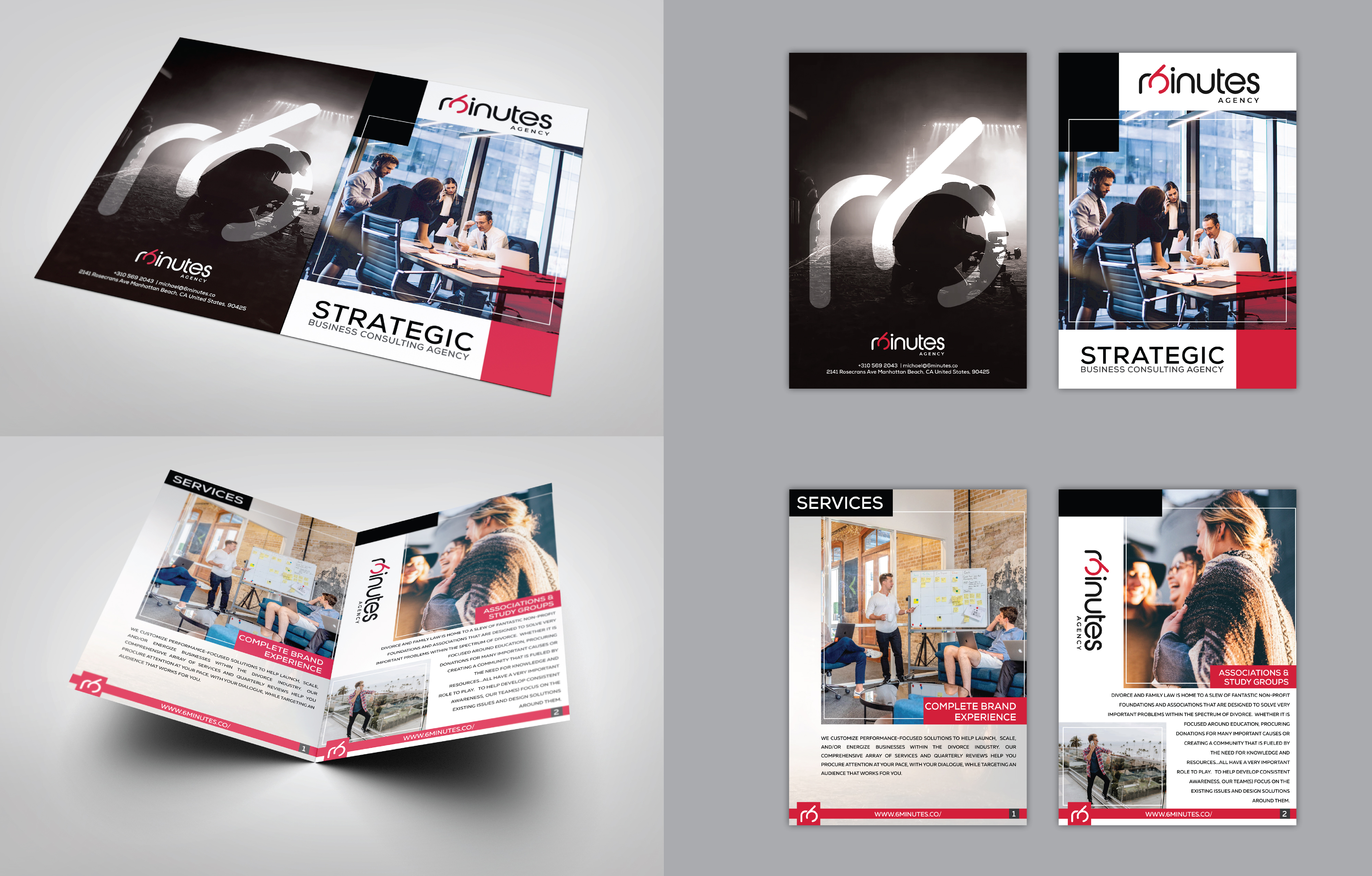Diseño de Brochure por u2square para 6Minutes, Inc | Diseño #24349305