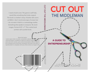 Cut Out The Middleman: A Guide to Entrepreneurship  | Book Cover Design by illuminati-design