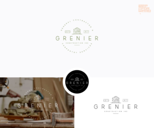 Grenier Construction Inc. General Contractor & carpentry services Established 1977 | Logo-Design von step forward 2