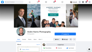 Facebook-Design von yadunath für Andre Harms Photography | Design: #24365089