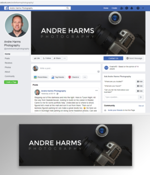Facebook Design by ecorokerz for Andre Harms Photography | Design: #24363312