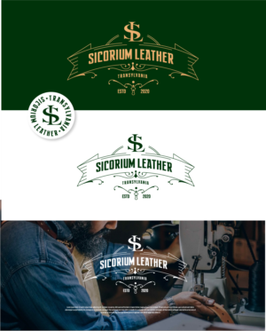 Sicorium Leather - Transylvania | Logo Design by Ng V Duc