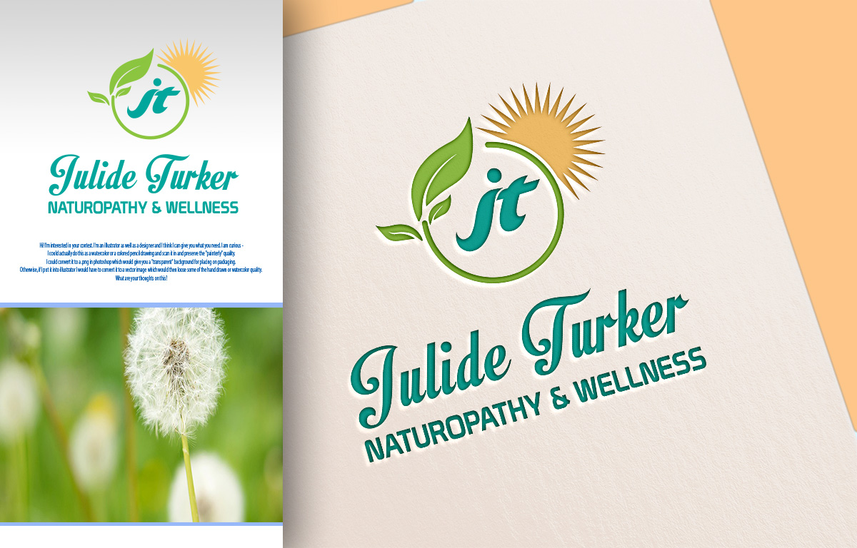 Diseño de Logo por Wonderful design para julide turker naturopathy  | Diseño #24349440