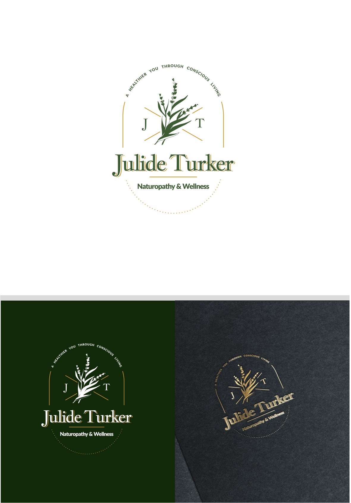 Logo Design by *mary for julide turker naturopathy  | Design #24348924