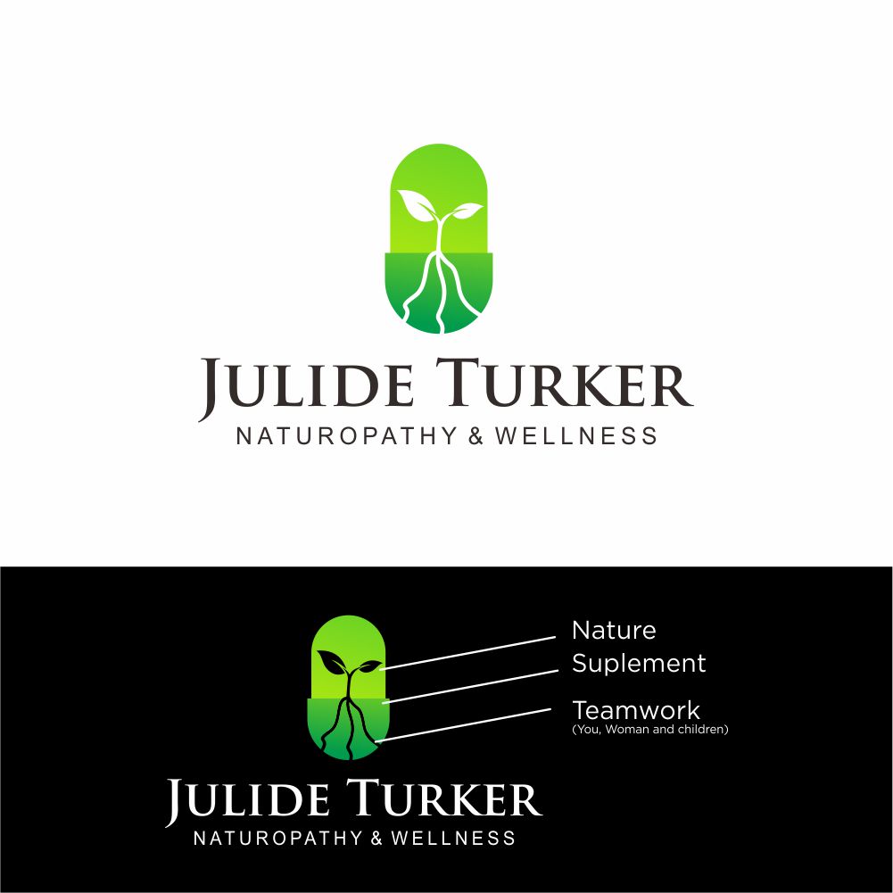 Logo Design by Wahyu Araf for julide turker naturopathy  | Design #24353689