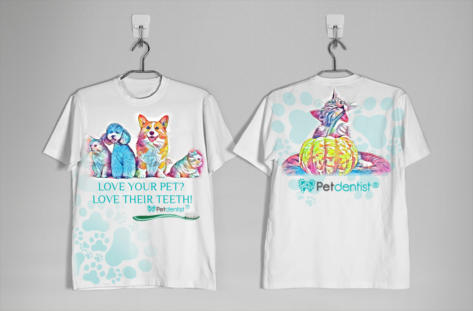 T-shirt Design by elveneclipse for Petdentist | Design #24386017