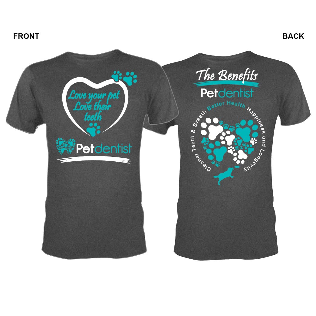 Diseño de Camiseta por 75-R-P-Z para Petdentist | Diseño #24380465