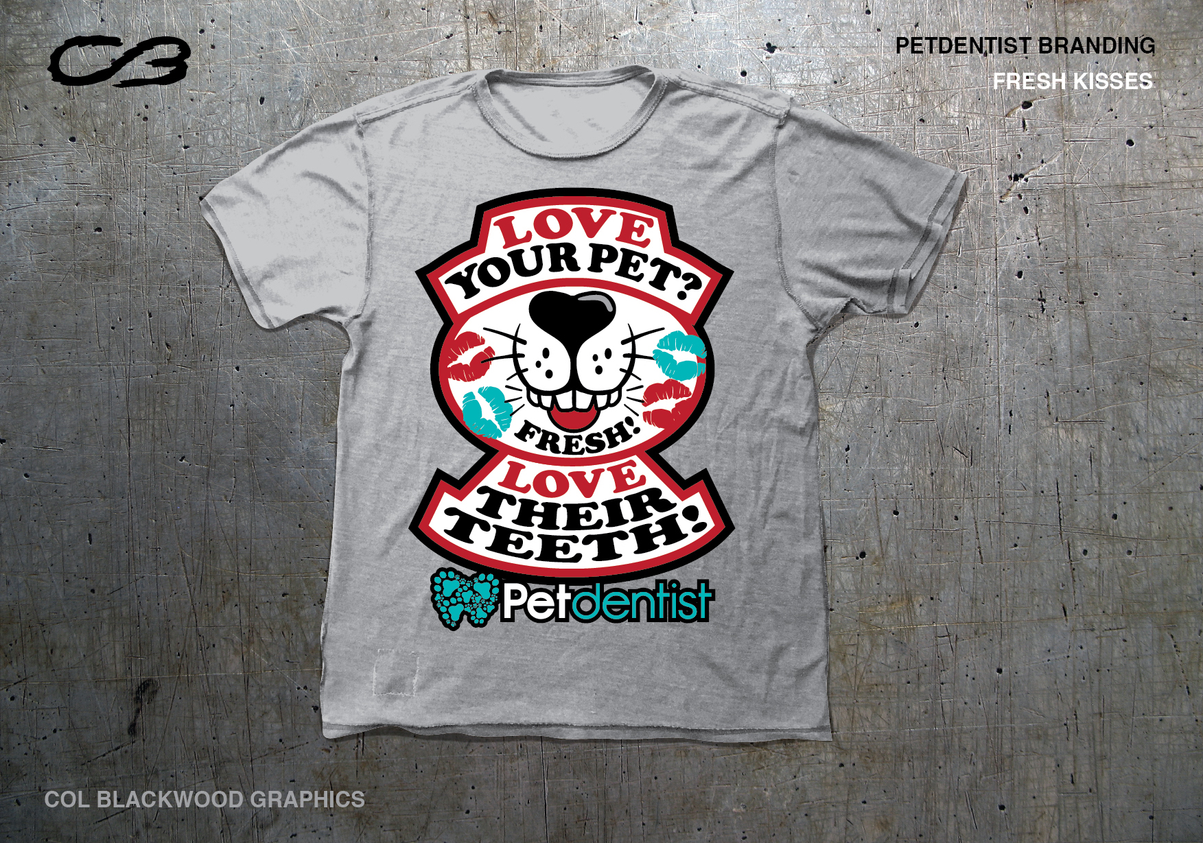 Diseño de Camiseta por Col 3 para Petdentist | Diseño #24398329