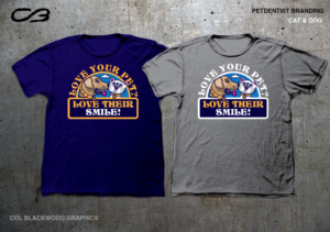 T-Shirt-Design von Col 3 für Petdentist | Design #24458978