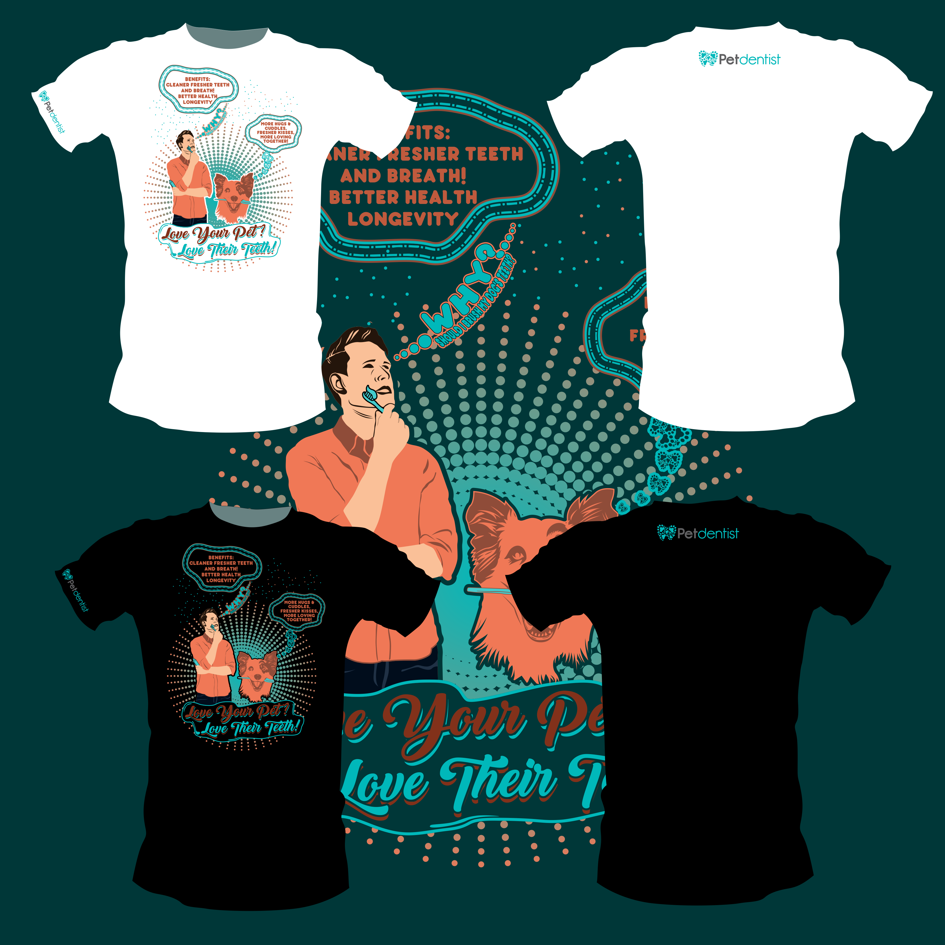 Diseño de Camiseta por Nadz10 para Petdentist | Diseño #24380282