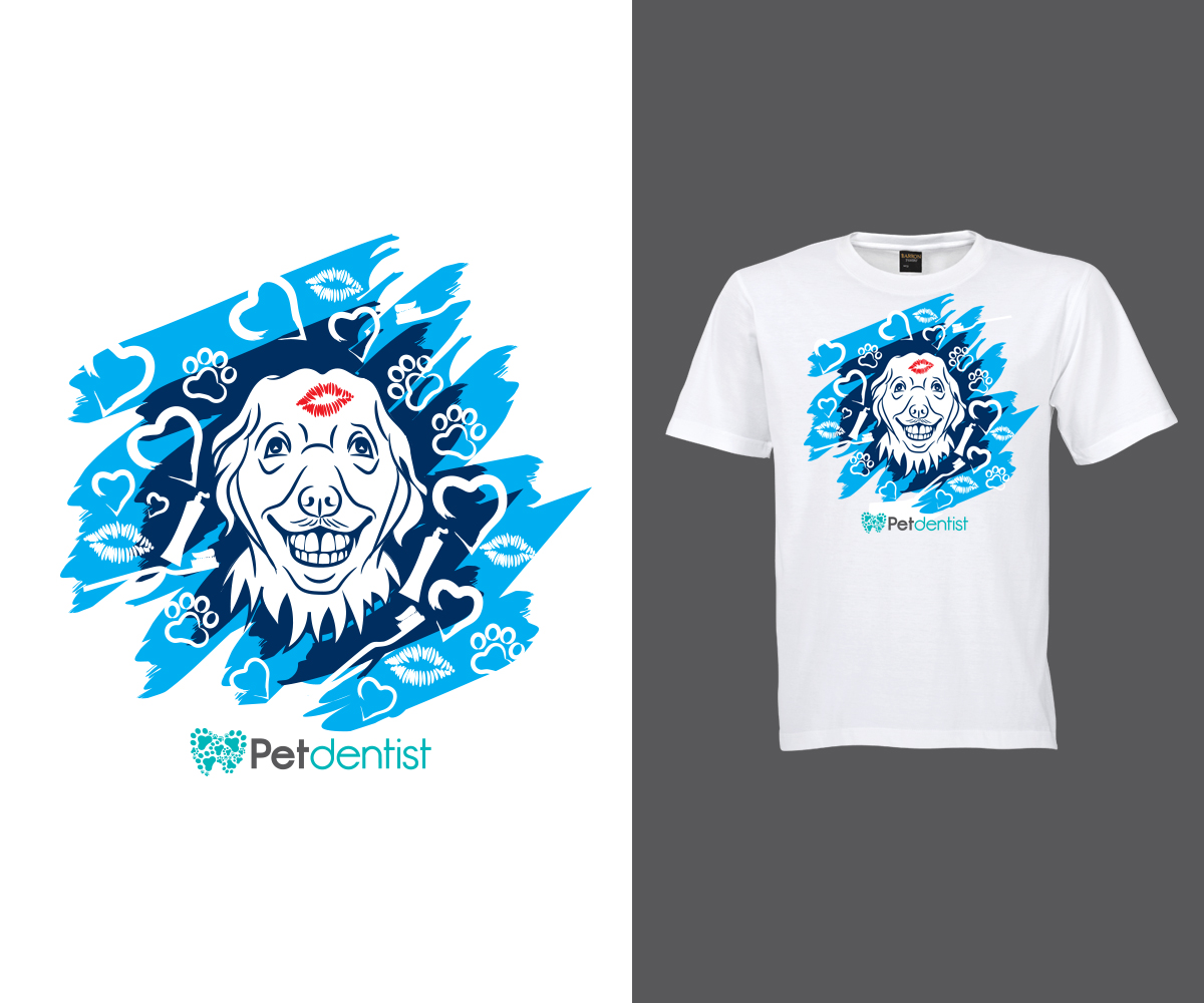 T-shirt Design by Davis 5 for Petdentist | Design #24368356