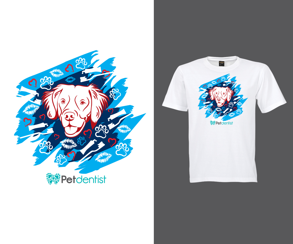 T-shirt Design by Davis 5 for Petdentist | Design #24424318