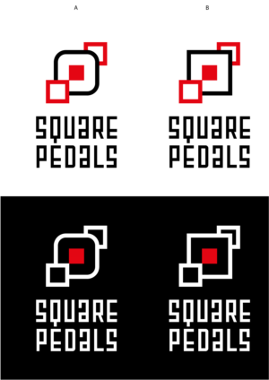 Square Pedals | Logo Design by Al Pech