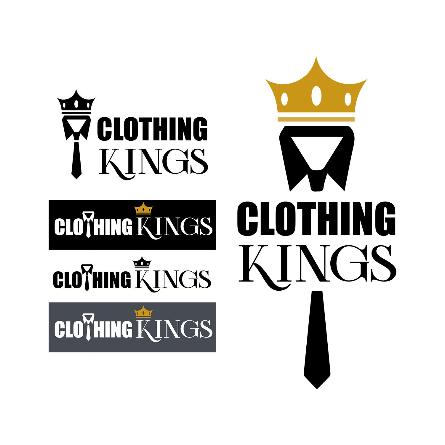 Logo Design by nadbook2323 for Clothing Kings  | Design #24352684