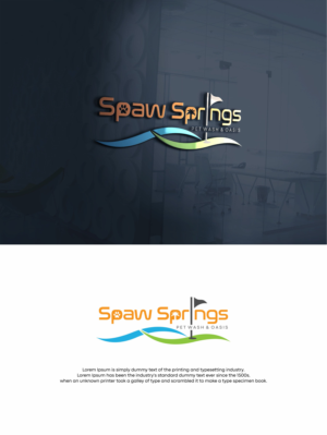 Logo Design by Hakim Febrian for Spaw Springs   | Design #24472498
