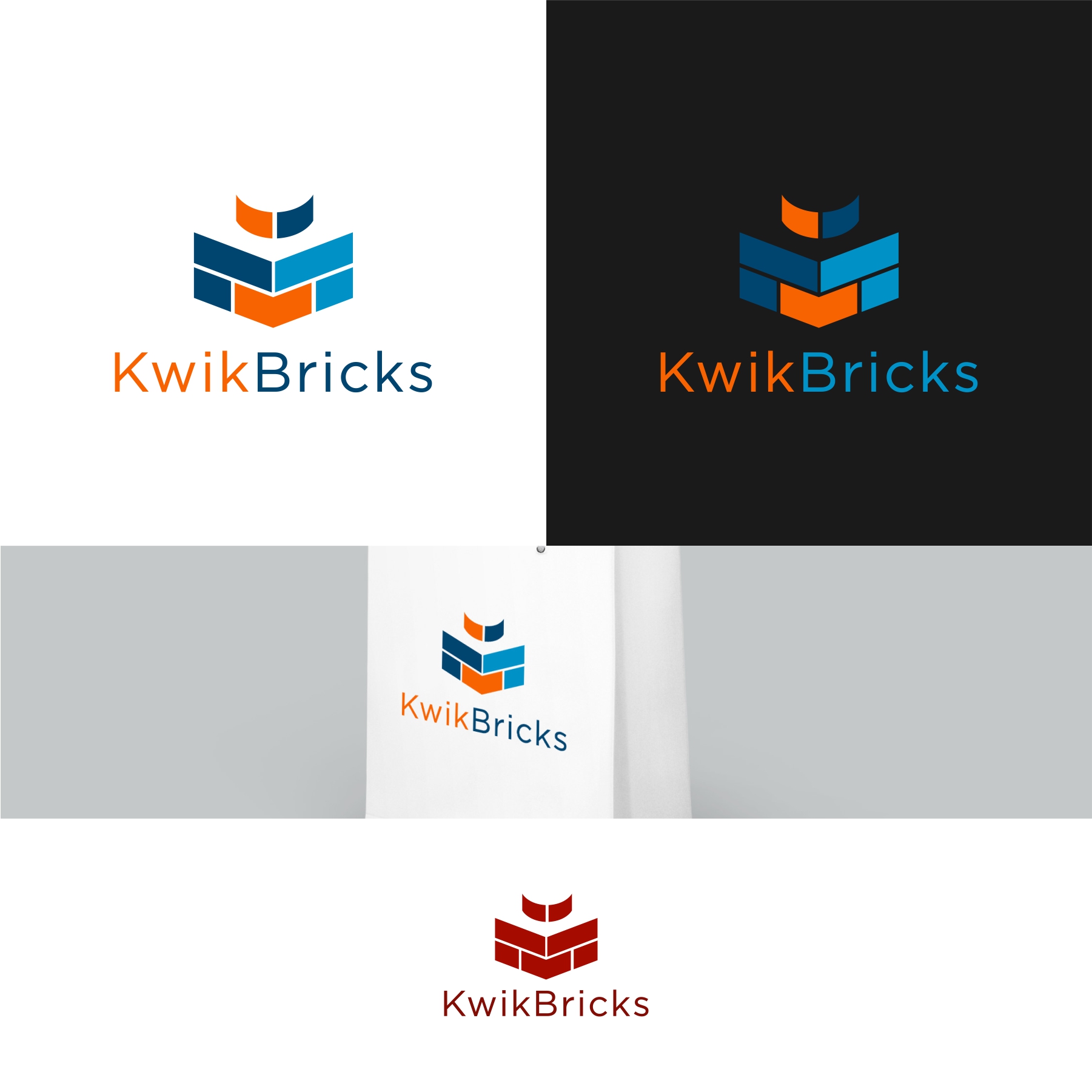Diseño de Logo por ZeneFashions para KwikBricks | Diseño #24386306