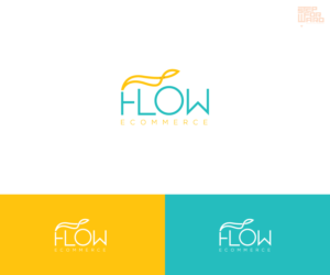 Flow Ecommerce | Logo Design by step forward 2