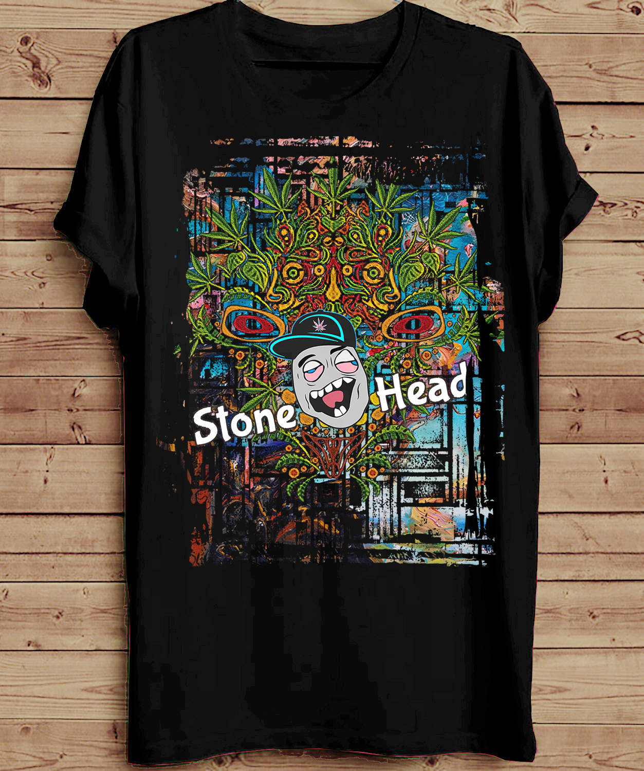 T-shirt Design by creative gravity for Stone Head Cannabis | Design #24421846