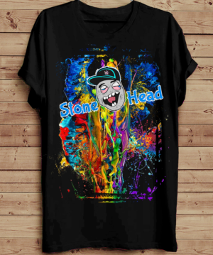 Stonehead Cannabis t shirt design  | T-shirt Design by creative gravity