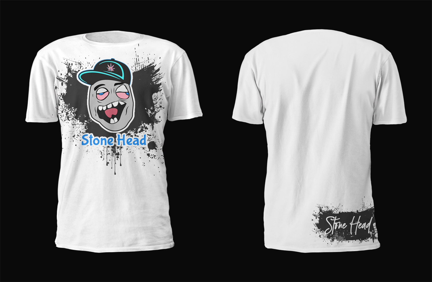 T-shirt Design by D'Mono for Stone Head Cannabis | Design #24837812