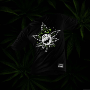 Stonehead Cannabis t shirt design  | T-Shirt-Design von Yafi Mridha