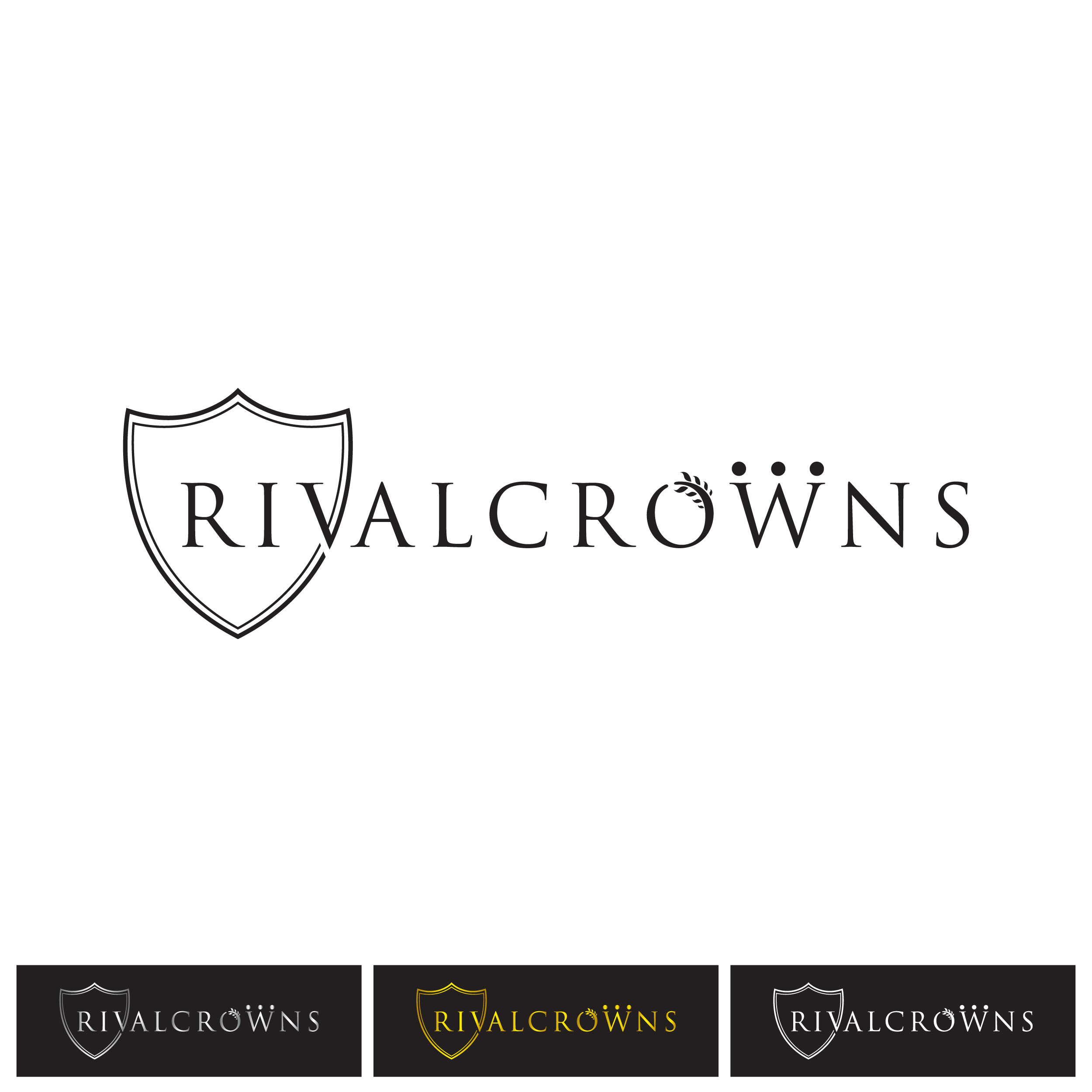 Logo Design by MikaellaFederez for RIVAL CROWN  | Design #24369238