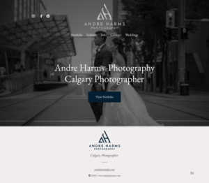 Squarespace Design by pb for Andre Harms Photography | Design: #24376592