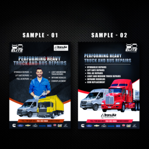 Banner-Design von ravi 80 für Elite Truck & Bus Center | Design #24393548