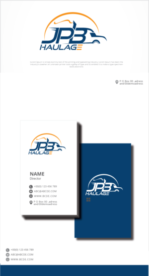 Logo-Design von graphicevolution für JPB Haulage | Design: #24365448