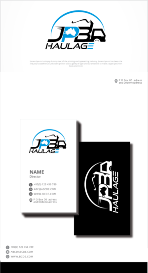 Logo-Design von graphicevolution für JPB Haulage | Design: #24414340