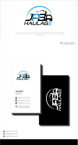 Logo-Design von graphicevolution für JPB Haulage | Design: #24414341