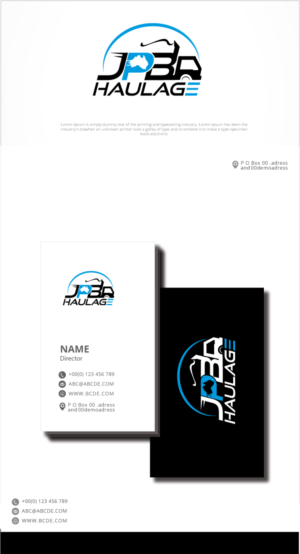 Logo-Design von graphicevolution für JPB Haulage | Design: #24414352