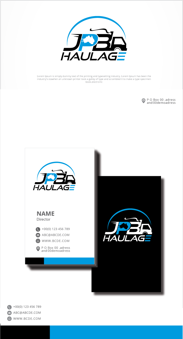 Design de Logo par graphicevolution pour JPB Haulage | Design #24414500