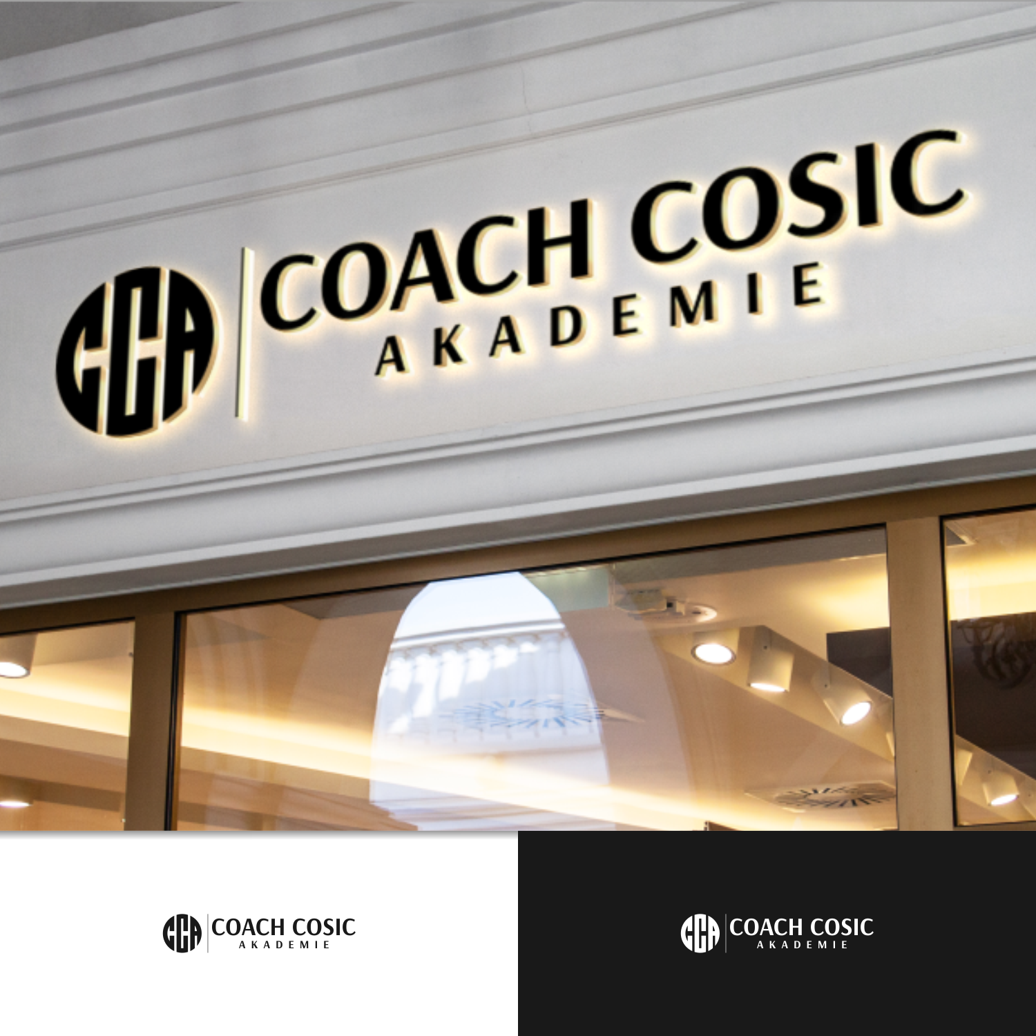Diseño de Logo por adie soesanto para Coach Cosic - Coaching Akademie | Diseño #24369032