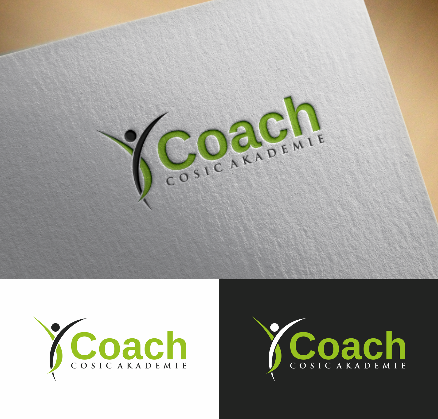 Logo Design by DarmoRebi for Coach Cosic - Coaching Akademie | Design #24364880
