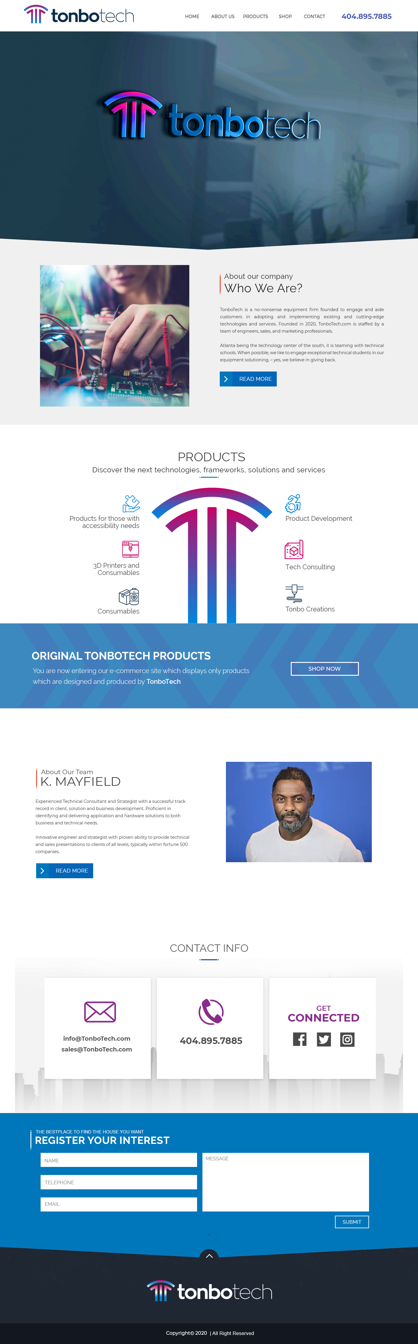 Diseño Web por webxvision para Tonbo Tech LLC | Diseño #24440535