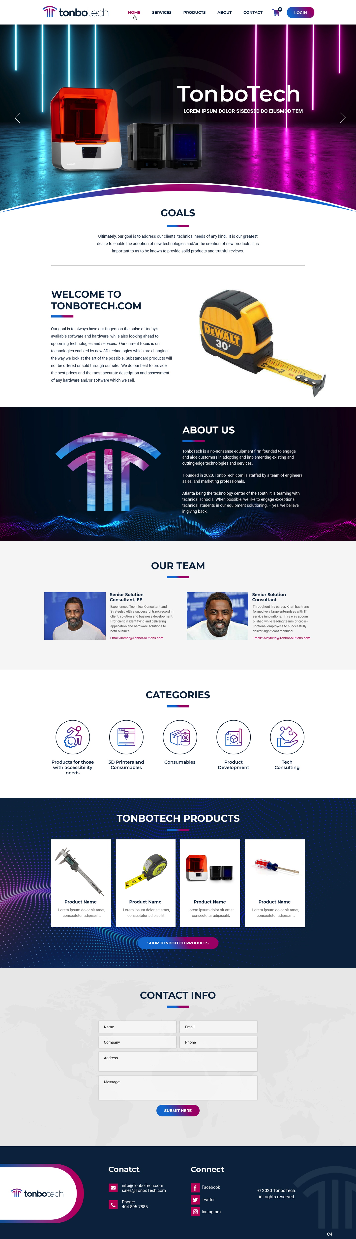Web Design by pb for Tonbo Tech LLC | Design #24367841
