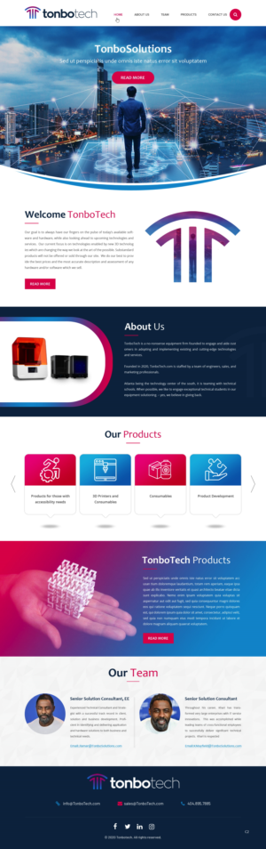 Web Design by pb for Tonbo Tech LLC | Design: #24367845