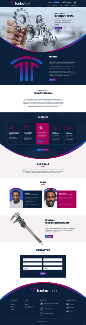 Diseño Web por pb para Tonbo Tech LLC | Diseño: #24367850