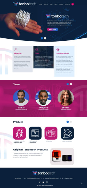 Diseño Web por pb para Tonbo Tech LLC | Diseño: #24367851