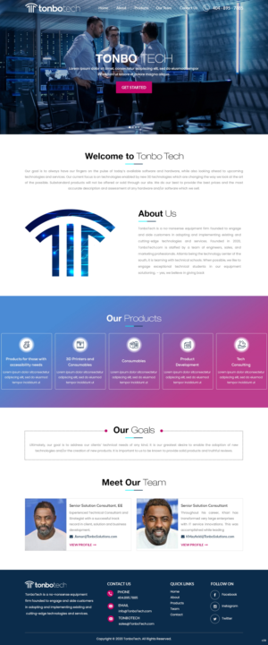Diseño Web por pb para Tonbo Tech LLC | Diseño: #24367853
