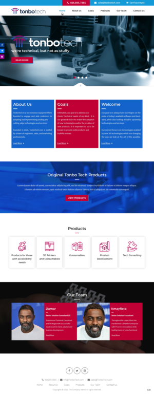 Diseño Web por pb para Tonbo Tech LLC | Diseño: #24374808