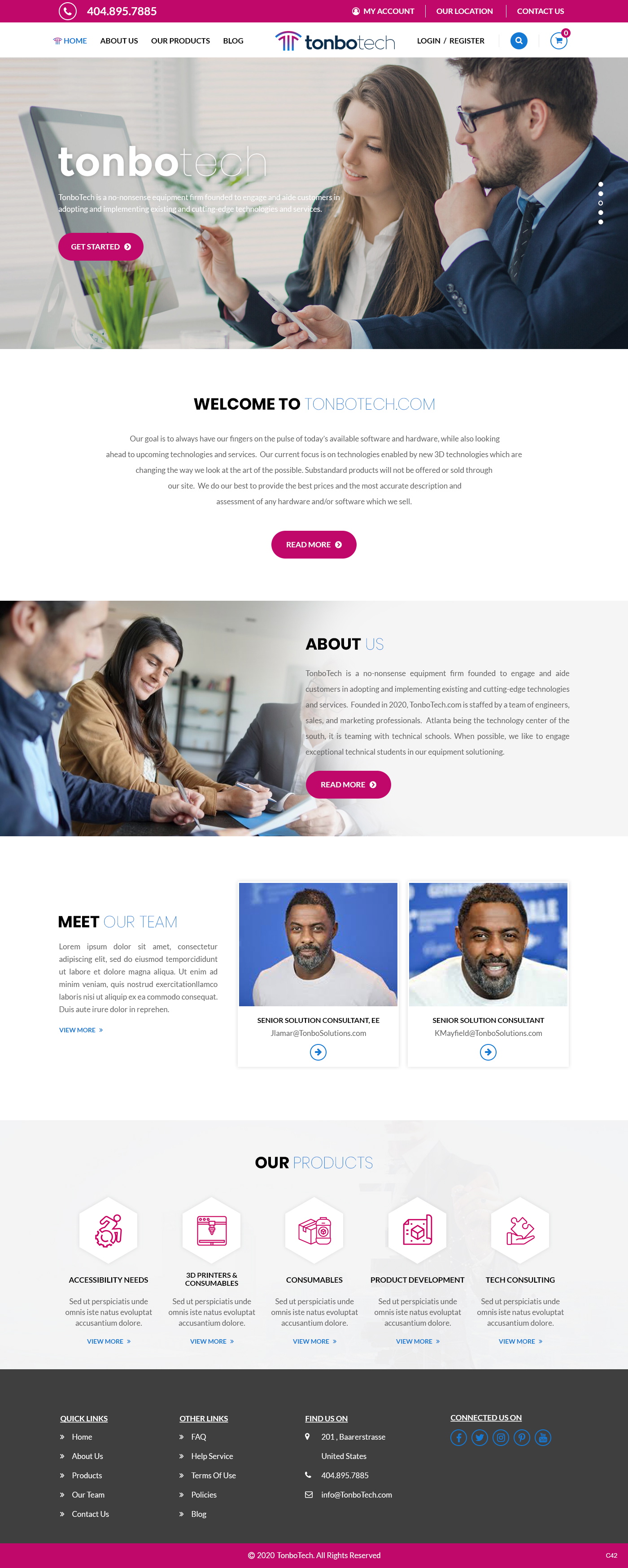 Web Design by pb for Tonbo Tech LLC | Design #24374809