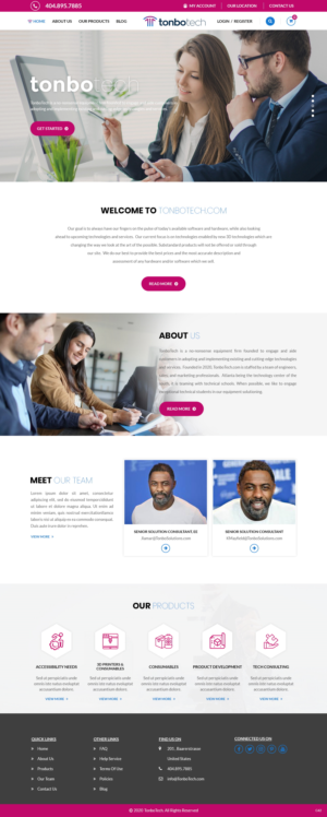 Diseño Web por pb para Tonbo Tech LLC | Diseño: #24374809