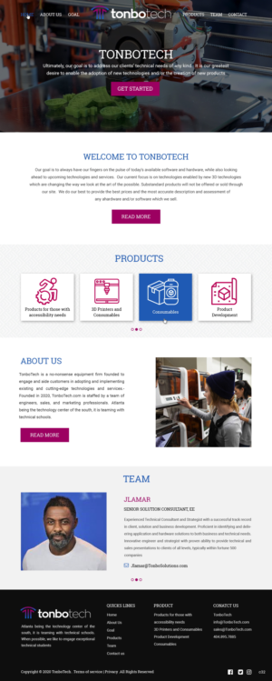 Diseño Web por pb para Tonbo Tech LLC | Diseño: #24374810