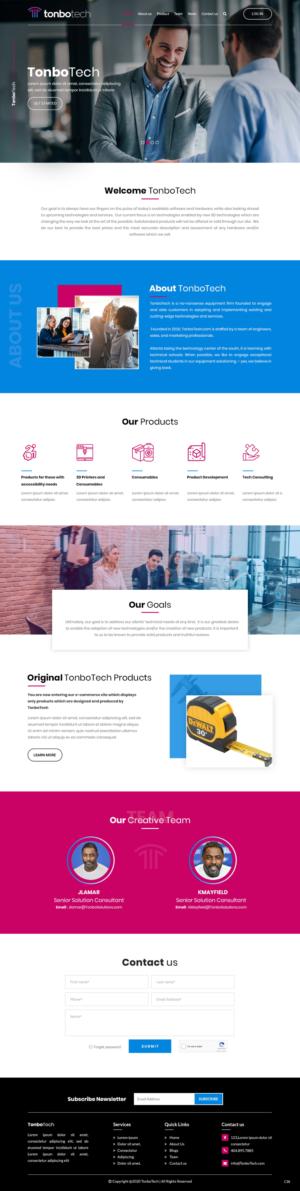 Web Design by pb for Tonbo Tech LLC | Design: #24374811
